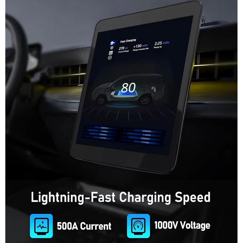 Tesla Supercharger to CCS1 Adapter NACS Fast Charge 500A 1000V DD005 Ford GM EV